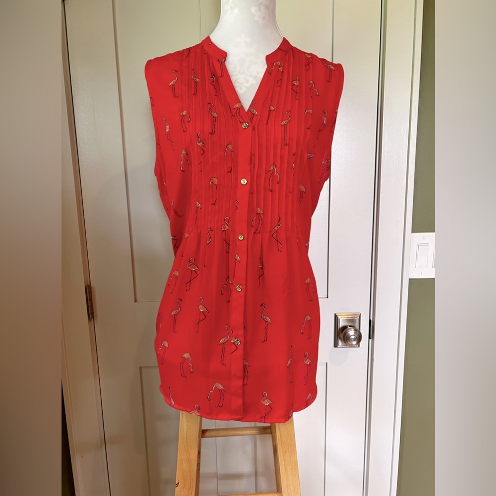 Charter Club Polyester Sleeveless Top. Very Pretty. Size XL